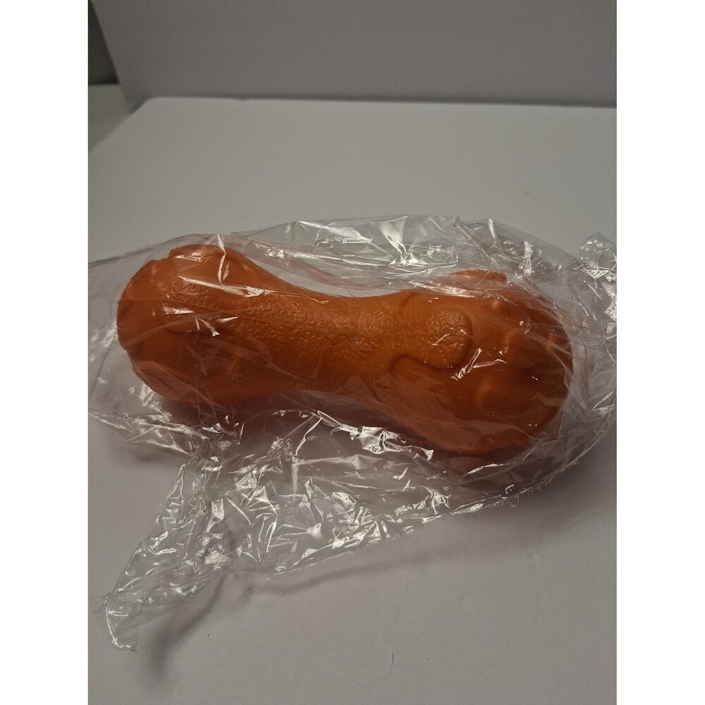 New Orange Dog Chew Toy Bone Shape